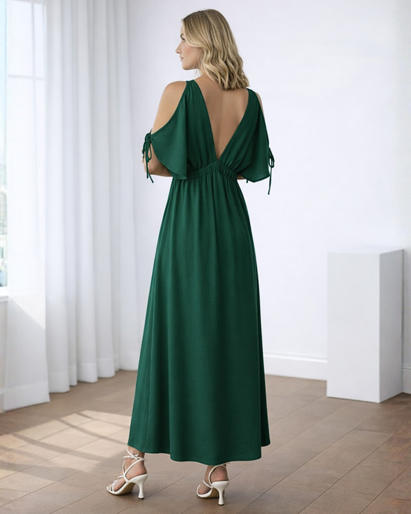 Vestidos mujer, atributo, atributo.co, Vestidos elegantes, Vestidos largo, Vestidos casuales, vestidos, Vestido largo, Vestido, Ropa de moda, Outfit mujer, vestido, vestido largo, vestido verde