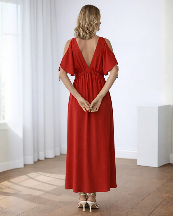 Vestidos mujer, atributo, atributo.co, Vestidos elegantes, Vestidos largo, Vestidos casuales, vestidos, Vestido largo, Vestido, Ropa de moda, Outfit mujer, vestido, vestido largo, vestido rojo