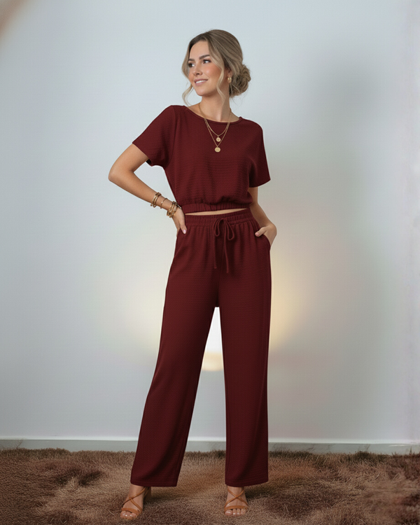 Conjunto de Blusa y Pantalón Largo Varsovia
