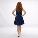 Vestidos mujer, atributo, atributo.co, Vestidos elegantes, Vestidos corto, Vestidos casuales, vestidos, Vestido corto, Vestido, Ropa de moda, Outfit mujer, vestido azul, vestido corto azul