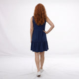 Vestidos mujer, atributo, atributo.co, Vestidos elegantes, Vestidos corto, Vestidos casuales, vestidos, Vestido corto, Vestido, Ropa de moda, Outfit mujer, vestido azul, vestido corto azul