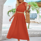 Ropa de moda, Outfit mujer, conjuntos frescos, conjuntos cortos, conjuntos comodos, conjuntos casuales, conjuntos, conjunto mujer, Conjunto de falda y blusa, conjunto con falda