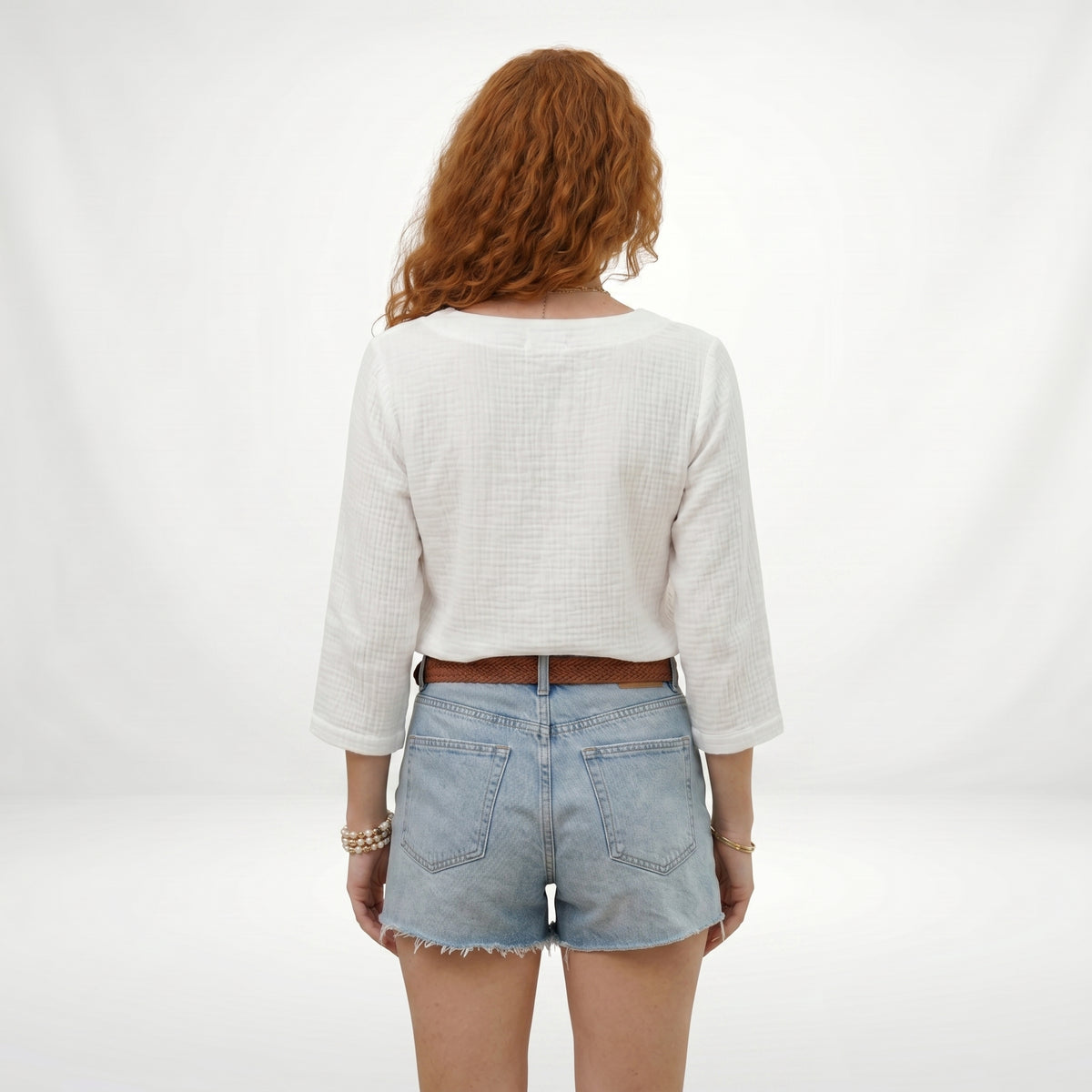 Blusa Manga Media Tame