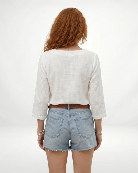 Blusa Manga Media Tame