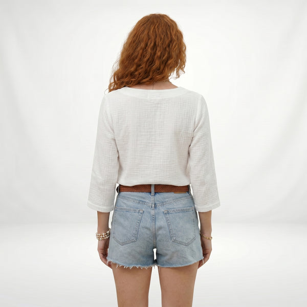 Blusa Manga Media Tame