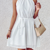 Vestidos mujer, atributo, atributo.co, Vestidos elegantes, Vestidos corto, Vestidos casuales, vestidos, Vestido corto, Vestido, Ropa de moda, Outfit mujer, vestido blanco, vestido corto blanco