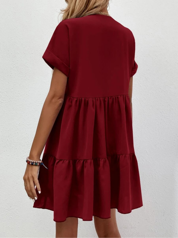 Vestidos mujer, atributo, atributo.co, Vestidos elegantes, Vestidos corto, Vestidos casuales, vestidos, Vestido corto, Vestido, Ropa de moda, Outfit mujer, vestido rojo, vestido corto rojo