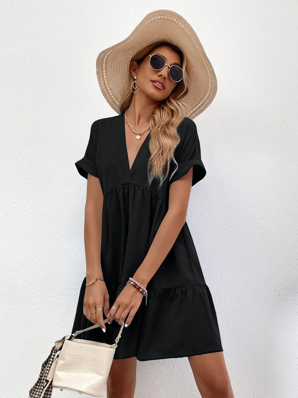 Vestidos mujer, atributo, atributo.co, Vestidos elegantes, Vestidos corto, Vestidos casuales, vestidos, Vestido corto, Vestido, Ropa de moda, Outfit mujer, vestido negro, vestido corto negro