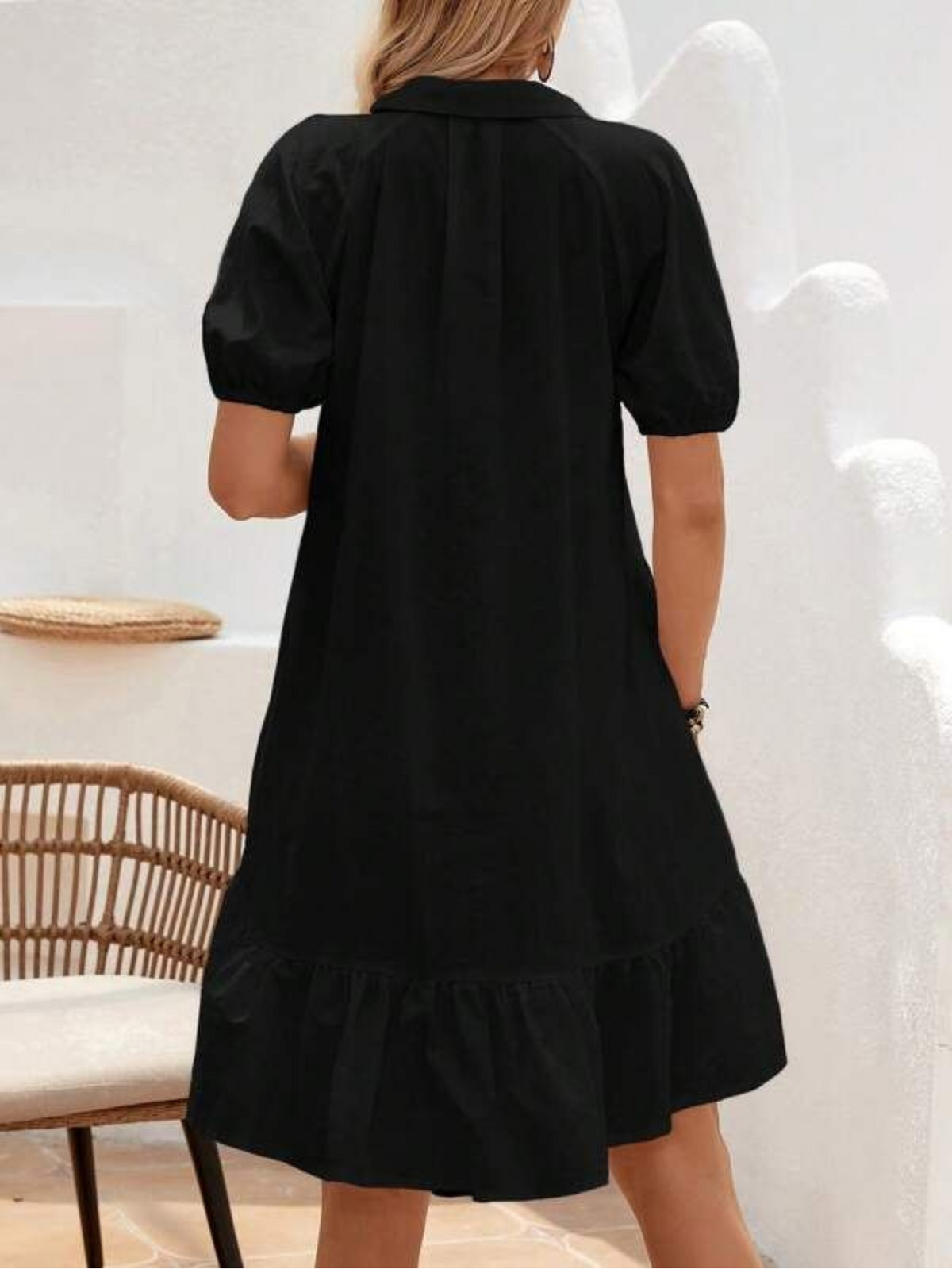 Vestidos mujer, atributo, atributo.co, Vestidos elegantes, Vestidos corto, Vestidos casuales, vestidos, Vestido corto, Vestido, Ropa de moda, Outfit mujer, vestido, vestido corto negro, vestido negro