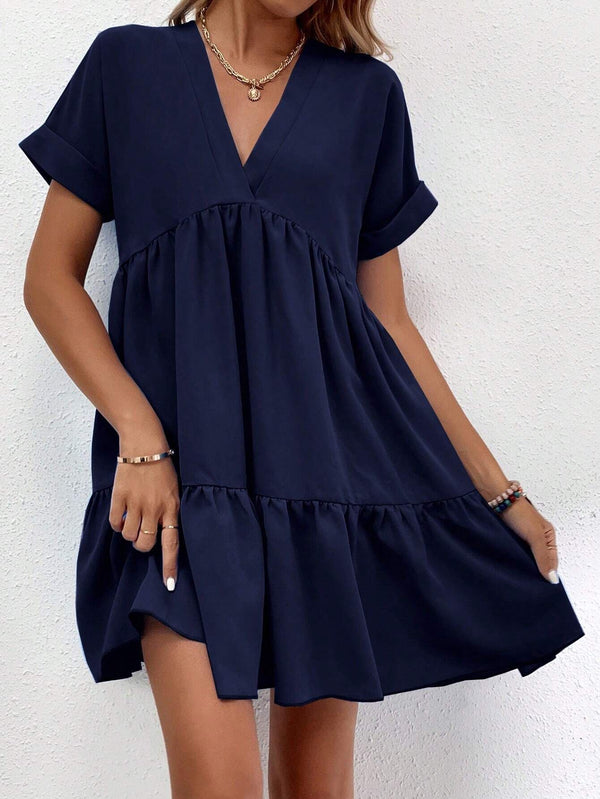 Vestidos mujer, atributo, atributo.co, Vestidos elegantes, Vestidos corto, Vestidos casuales, vestidos, Vestido corto, Vestido, Ropa de moda, Outfit mujer, vestido azul, vestido corto azul