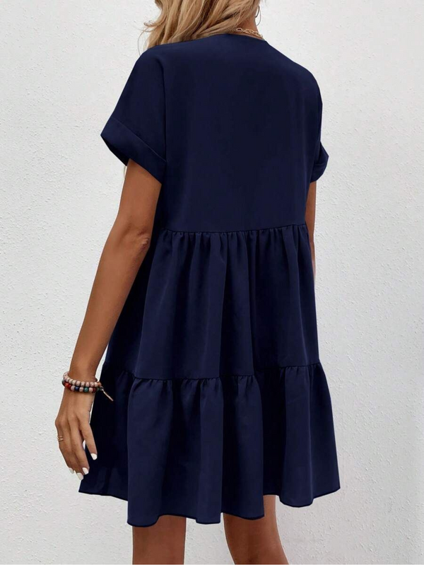 Vestidos mujer, atributo, atributo.co, Vestidos elegantes, Vestidos corto, Vestidos casuales, vestidos, Vestido corto, Vestido, Ropa de moda, Outfit mujer, vestido azul, vestido corto azul