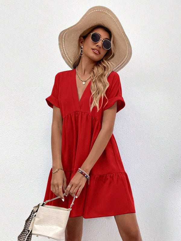 Vestidos mujer, atributo, atributo.co, Vestidos elegantes, Vestidos corto, Vestidos casuales, vestidos, Vestido corto, Vestido, Ropa de moda, Outfit mujer, vestido rojo, vestido corto rojo