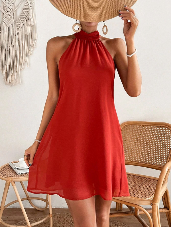 Vestidos mujer, atributo, atributo.co, Vestidos elegantes, Vestidos corto, Vestidos casuales, vestidos, Vestido corto, Vestido, Ropa de moda, Outfit mujer, vestido, vestido corto rojo, vestido rojo