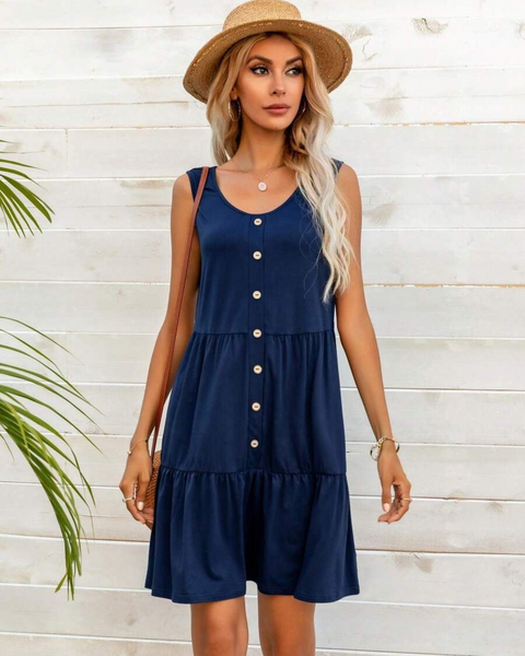 Vestidos mujer, atributo, atributo.co, Vestidos elegantes, Vestidos corto, Vestidos casuales, vestidos, Vestido corto, Vestido, Ropa de moda, Outfit mujer, vestido azul, vestido corto azul