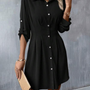 Vestidos mujer, atributo, atributo.co, Vestidos elegantes, Vestidos corto, Vestidos casuales, vestidos, Vestido corto, Vestido, Ropa de moda, Outfit mujer, vestido negro, vestido corto negro