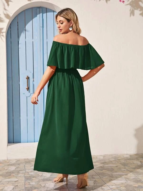 Vestidos mujer, atributo, atributo.co, Vestidos elegantes, Vestidos largo, Vestidos casuales, vestidos, Vestido largo, Vestido, Ropa de moda, Outfit mujer, vestido verde, vestido largo verde