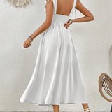 Vestidos mujer, atributo, atributo.co, Vestidos elegantes, Vestidos largo, Vestidos casuales, vestidos, Vestido largo, Vestido, Ropa de moda, Outfit mujer, vestido largo blanco, vestido blanco