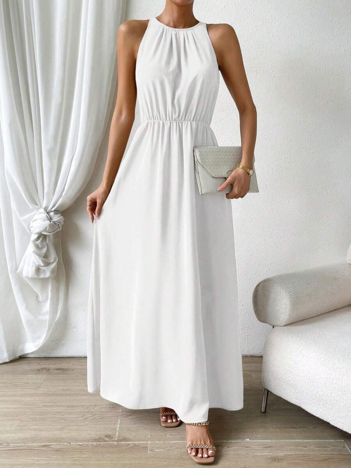 Vestidos mujer, atributo, atributo.co, Vestidos elegantes, Vestidos largo, Vestidos casuales, vestidos, Vestido largo, Vestido, Ropa de moda, Outfit mujer, vestido blanco, vestido largo blanco