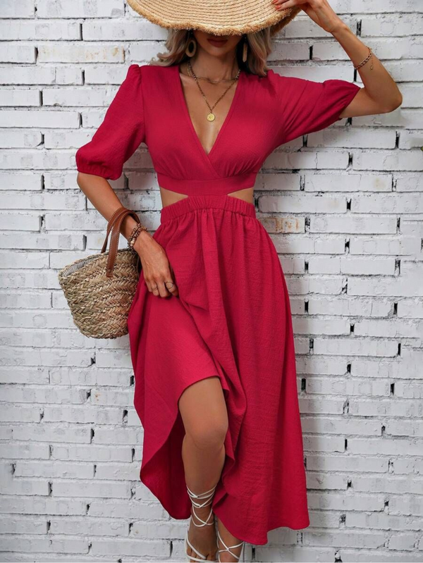 Vestidos mujer, atributo, atributo.co, Vestidos elegantes, Vestidos largo, Vestidos casuales, vestidos, Vestido largo, Vestido, Ropa de moda, Outfit mujer, vestido rojo, vestido largo rojo