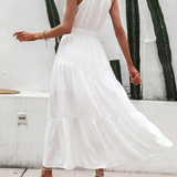 Vestidos mujer, atributo, atributo.co, Vestidos elegantes, Vestidos largo, Vestidos casuales, vestidos, Vestido largo, Vestido, Ropa de moda, Outfit mujer, vestido blanco, vestido largo blanco