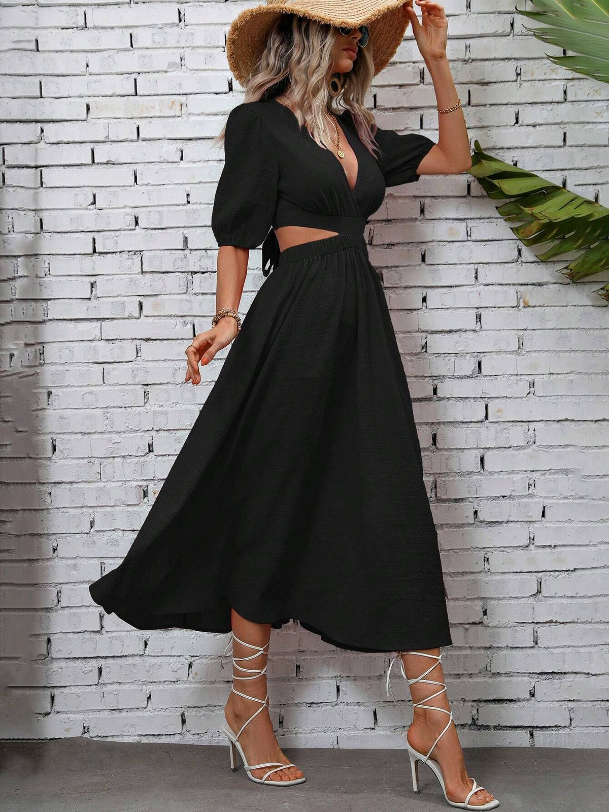 Vestidos mujer, atributo, atributo.co, Vestidos elegantes, Vestidos largo, Vestidos casuales, vestidos, Vestido largo, Vestido, Ropa de moda, Outfit mujer, vestido negro, vestido largo negro