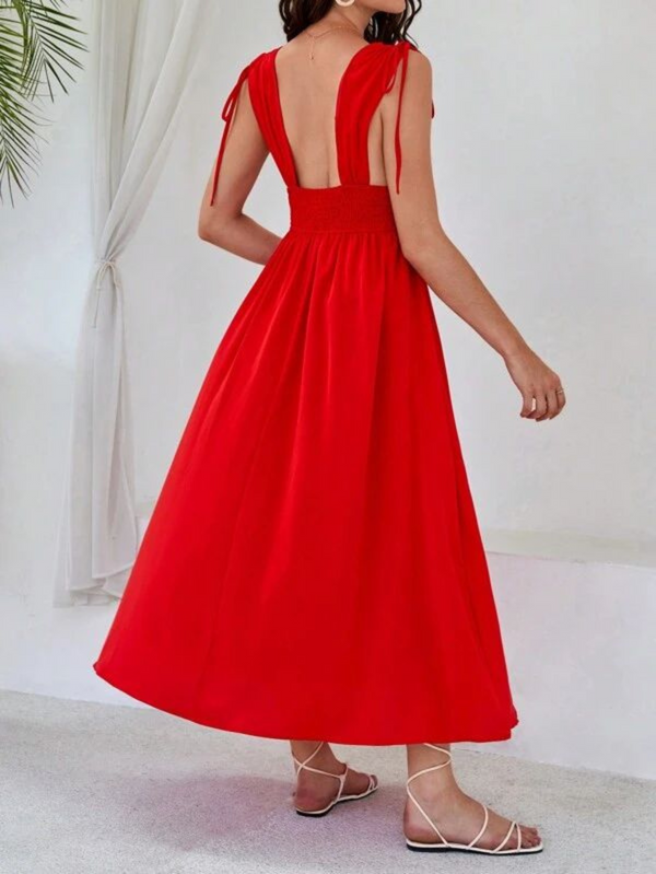Vestidos mujer, atributo, atributo.co, Vestidos elegantes, Vestidos largo, Vestidos casuales, vestidos, Vestido largo, Vestido, Ropa de moda, Outfit mujer, vestido largo rojo, vestido rojo