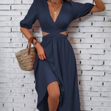 Vestidos mujer, atributo, atributo.co, Vestidos elegantes, Vestidos largo, Vestidos casuales, vestidos, Vestido largo, Vestido, Ropa de moda, Outfit mujer, vestido azul, vestido largo azul