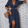 Vestidos mujer, atributo, atributo.co, Vestidos elegantes, Vestidos largo, Vestidos casuales, vestidos, Vestido largo, Vestido, Ropa de moda, Outfit mujer, vestido azul, vestido largo azul