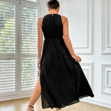 Vestidos mujer, atributo, atributo.co, Vestidos elegantes, Vestidos largo, Vestidos casuales, vestidos, Vestido largo, Vestido, Ropa de moda, Outfit mujer, vestido negro, vestido largo negro