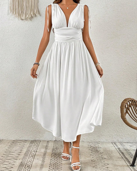 Vestidos mujer, atributo, atributo.co, Vestidos elegantes, Vestidos largo, Vestidos casuales, vestidos, Vestido largo, Vestido, Ropa de moda, Outfit mujer, vestido largo blanco, vestido blanco