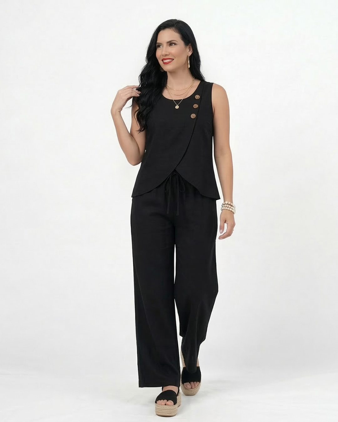 Conjunto de Blusa y Pantalón Parma