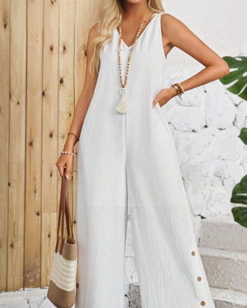 Ropa de moda,  Outfit mujer,  Enterizos Largos, Enterizos frescos, Enterizos elegantes, Enterizos cómodos, Enterizos casuales, Enterizos bonitos, Enterizos, Enterizo mujer, Enterizo largo, enterizos versatiles,  Enterizos largos unicolor, enterizos largos blancos,