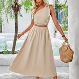 Conjuntos beige, Ropa de moda, Outfit mujer, conjuntos frescos, conjuntos cortos, conjuntos comodos, conjuntos casuales, conjuntos, conjunto mujer, Conjunto de falda y blusa, conjunto con falda,