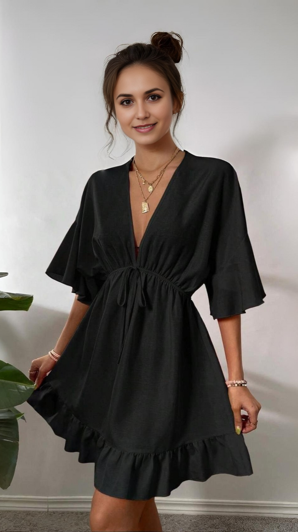 Vestidos mujer,  Vestidos elegantes,  Vestidos cortos,  Vestidos casuales,  vestidos,  Vestido corto,  Vestido,  Ropa de moda,  Outfit mujer, Vestidos negros,