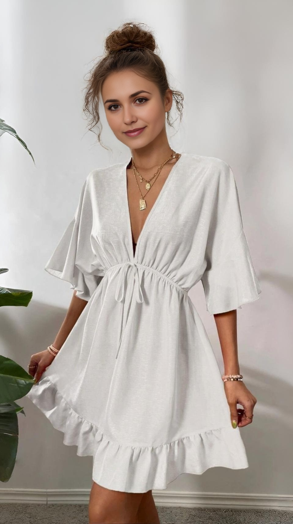 Vestidos mujer,  Vestidos elegantes,  Vestidos cortos,  Vestidos casuales,  vestidos,  Vestido corto,  Vestido,  Ropa de moda,  Outfit mujer, Vestidos blancos,
