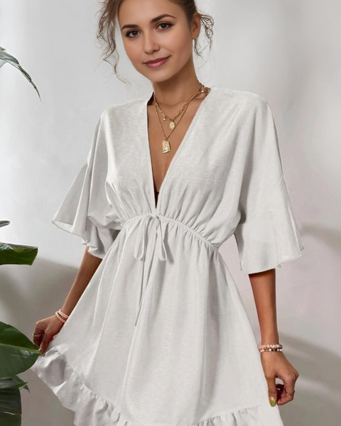 Vestidos mujer,  Vestidos elegantes,  Vestidos cortos,  Vestidos casuales,  vestidos,  Vestido corto,  Vestido,  Ropa de moda,  Outfit mujer, Vestidos blancos,